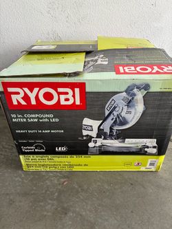 Ryobi 10 in. Compound Miter Saw with LED