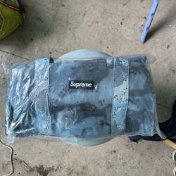 Brand New Supreme  Duffle Bag SS20 Blue Chocolate Camo