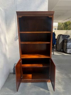 Bookcase with doors