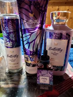 Bath & Body Works Butterfly 4-Piece Gift Set