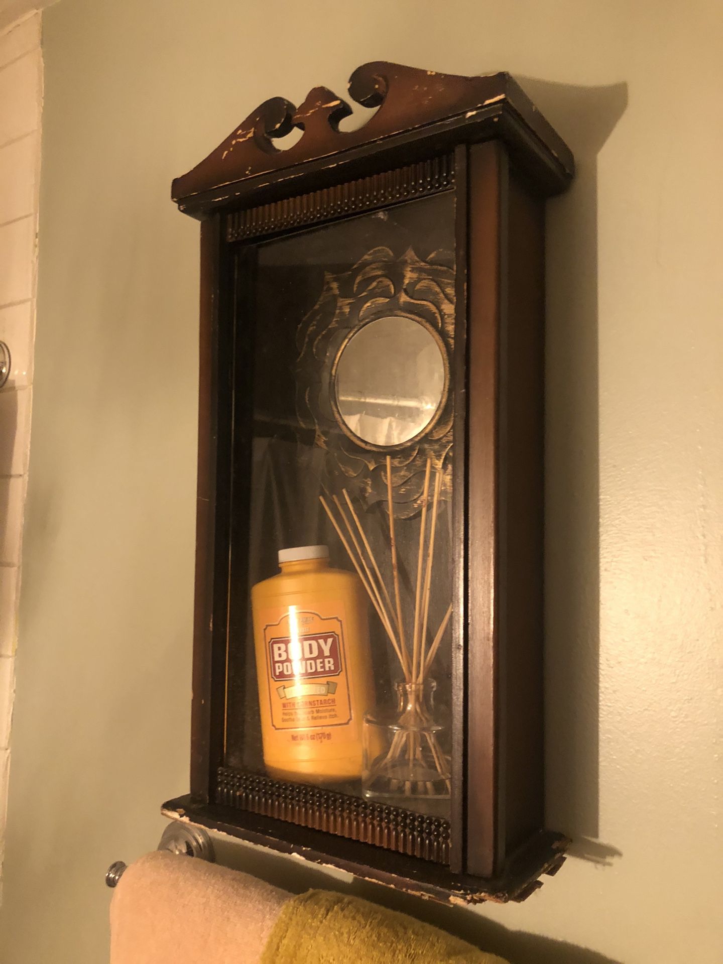 Antique Clock Case / Display Cabinet
