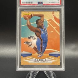 2009 Panini James Harden Rookie Card RC #303 PSA 9 MINT Thunder