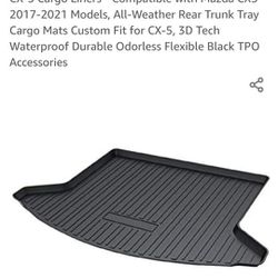CX-5 Cargo Liners - Compatible with Mazda CX5 2017-2021 Models,
