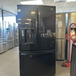 Black LG Frenchdoor Refrigerator