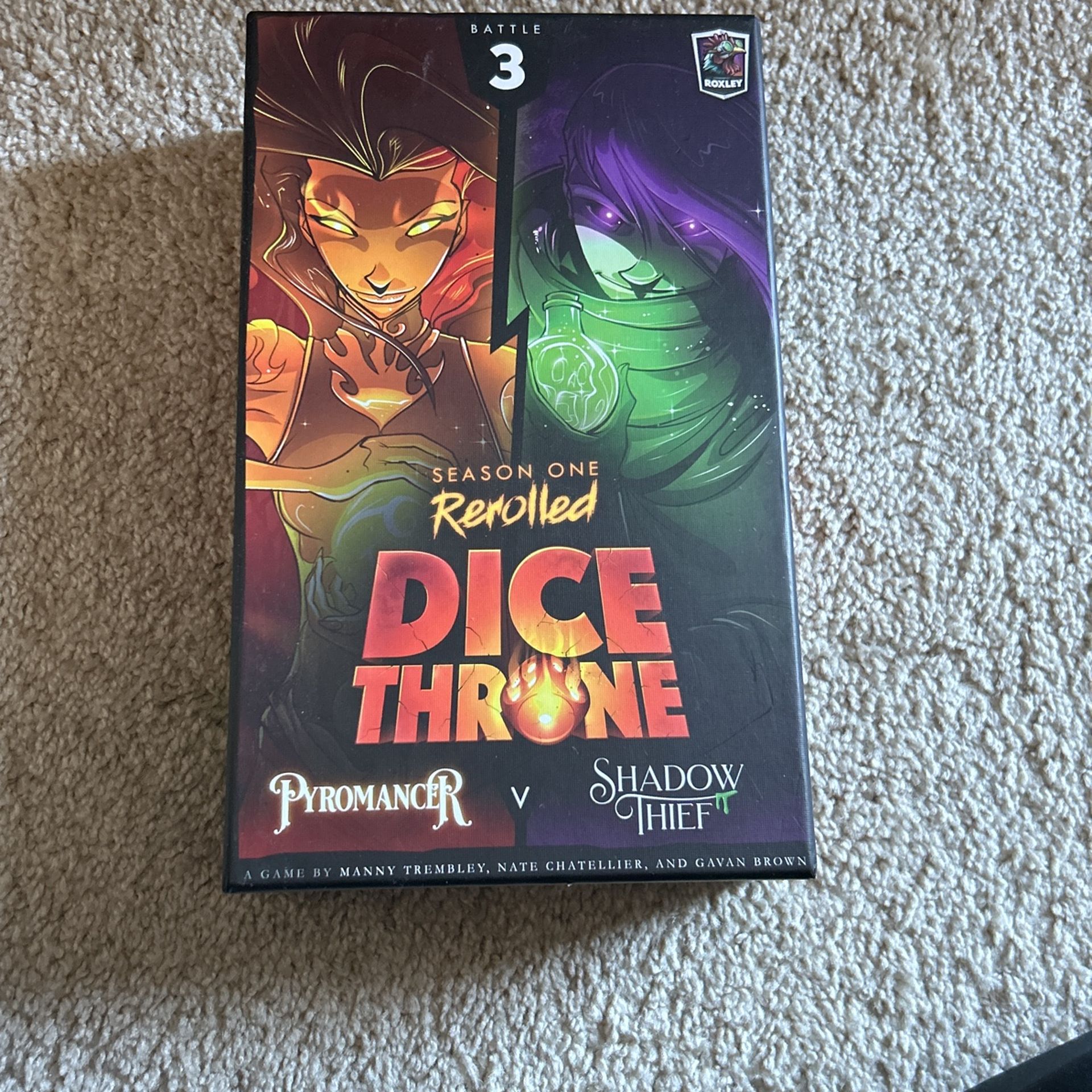Dice Throne Season 1 Rerolled Pyromancer And Shadow Thief