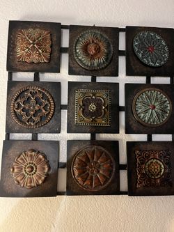 Costco Metal Decor Vintage $50 Pretty Detail