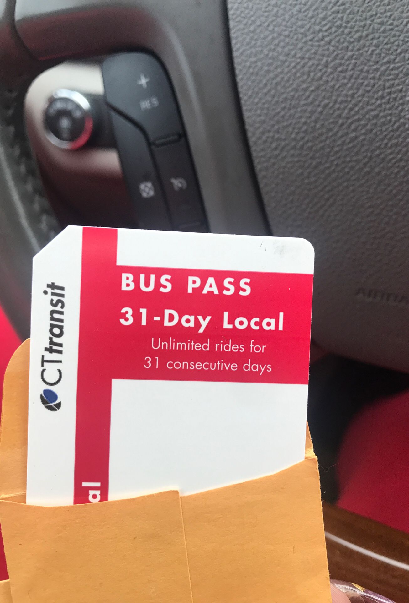 31 Day bus pass