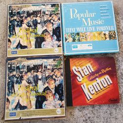 Collectible 33 &  78 Classical , Jazz Vinyls (Total 100)