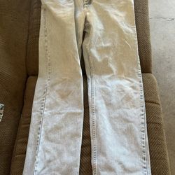 Men's Wrangler Acid Wash Jeans Vintage Classic 