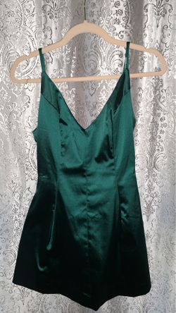 Bebe beautiful green shirt dress size 6