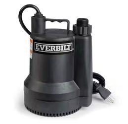 Everbilt 1/6 HP Plastic Submersible Utility Pump @B17-413