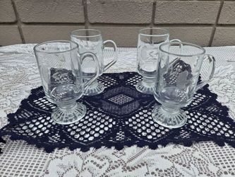 Princess House Irish coffee mugs