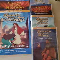 Animated scripture CD set with coloring books