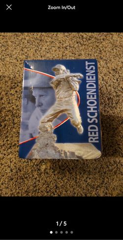 Red Schoendienst Baseball Statue Figurine in Box