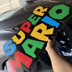 Super Mario Bros Display Signs  Nintendo 
