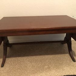 Family Heirloom Duncan Phyfe Drop Leaf Coffee Table And Settee