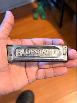 Vintage Bluesband Harmonica Silver Hohner Band “C”