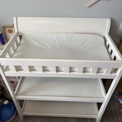 Crib and Changing Pad
