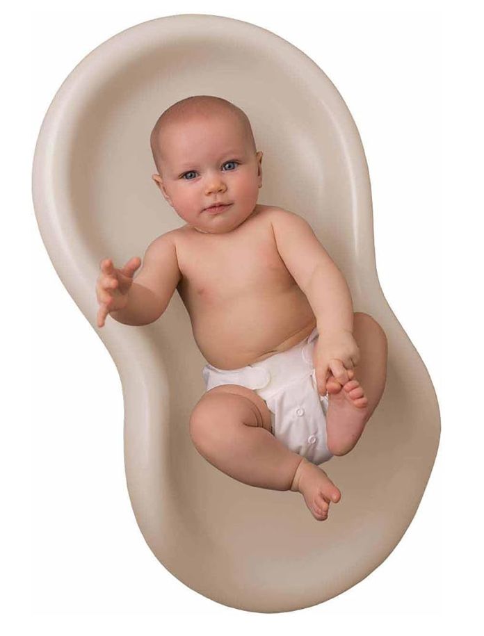 Keekaroo Peanut Changer Vanilla – The Original Made in USA easy-to-clean changing pad and The only shell over foam, fully impermeable to fluid
