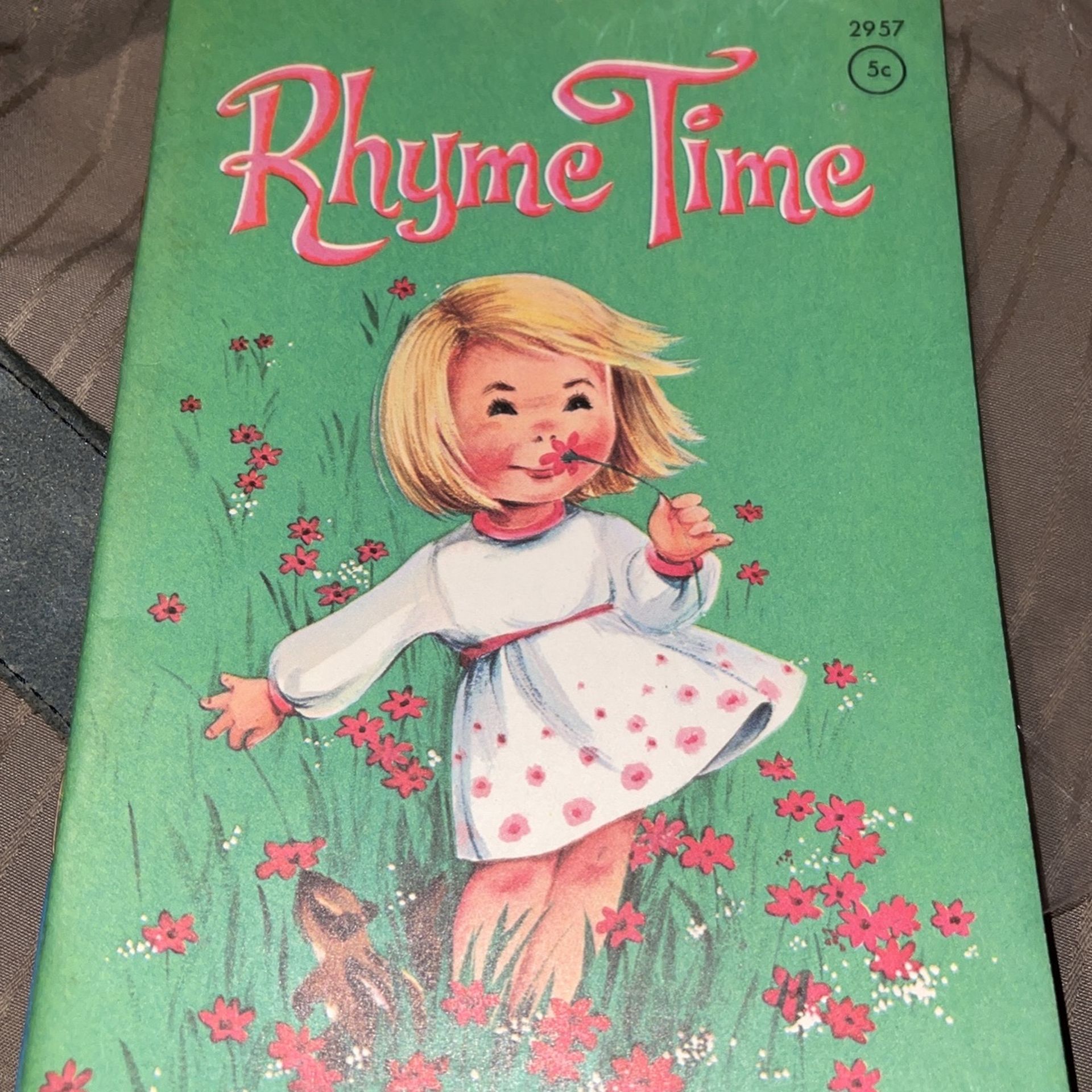 Vintage Rhyme Time And See And Say Coloring Booklet