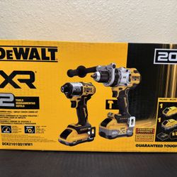 DEWALT 20V MAX XR 2-Tool Combo Kit with POWERPACK