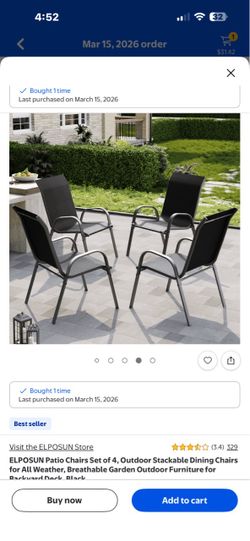 Patio chairs