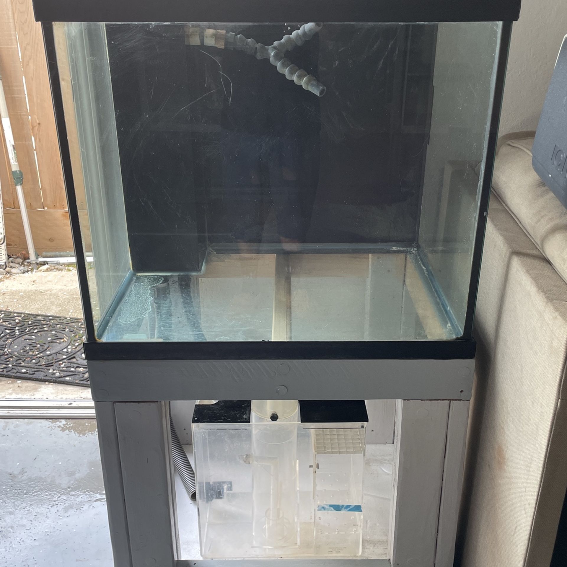 60 Gallons Cube Tank With Stand & Sump