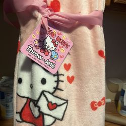 Hello Kitty Throw Blanket 