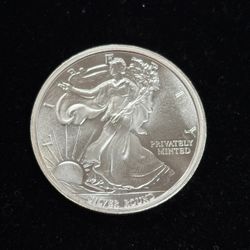 Liberty Silver Round 