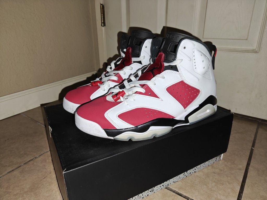 Jordan Retro 6 "Carmine" Size 12 Mens