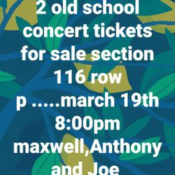 old school concert tickets 