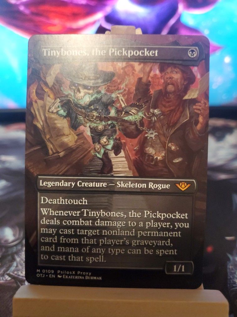 Magic The Gathering Custom Proxy Tinybones, the Pickpocket