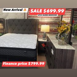 4PCS QUEEN BEDROOM SET 💫 