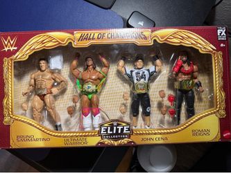 WWE Mattel elite collection 4 pack hall of champions set brand new sealed in box