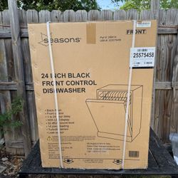24" SEASONS Dishwasher - Brand New In Box - Stainless Steel Tub
