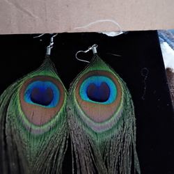 Peacock Earrings