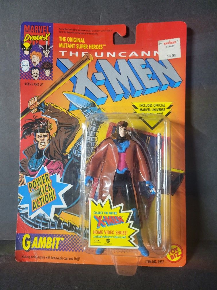 Vimtage Marvel Xmen Gambit Figure