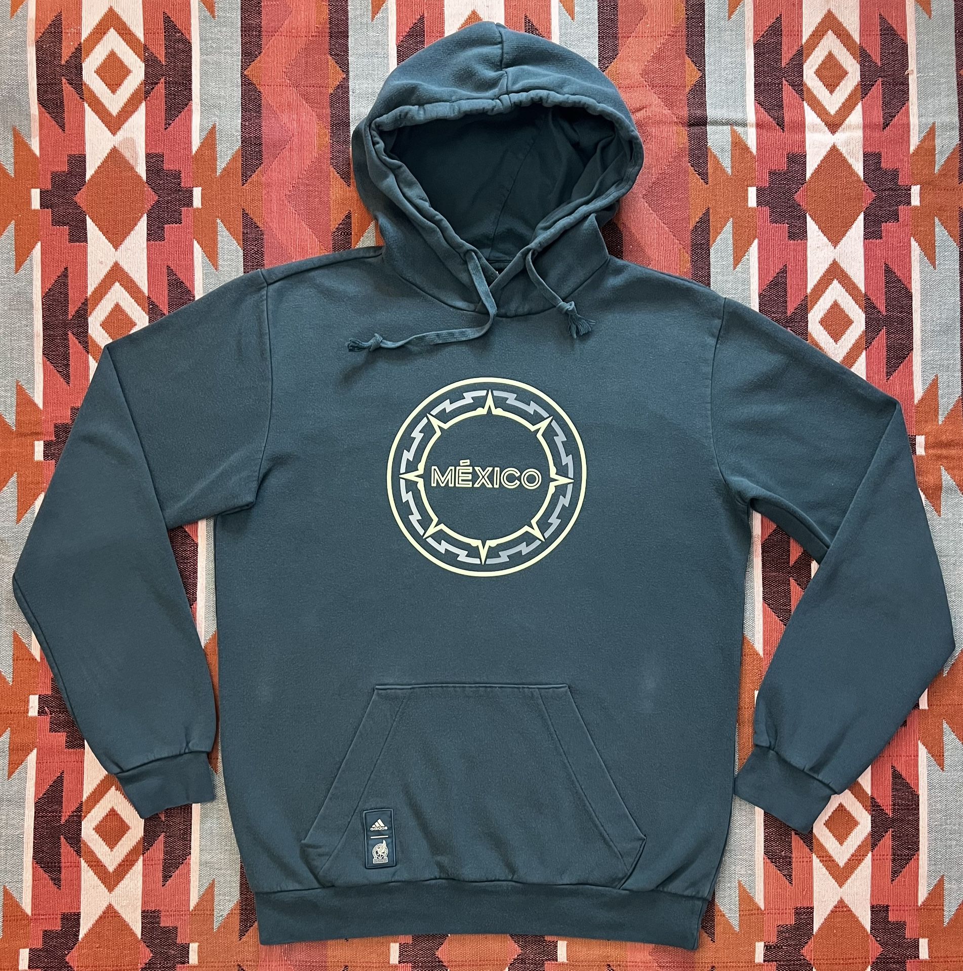 Adidas Mexico National Team DNA Pullover Hoodie Sweatshirt Men’s Small