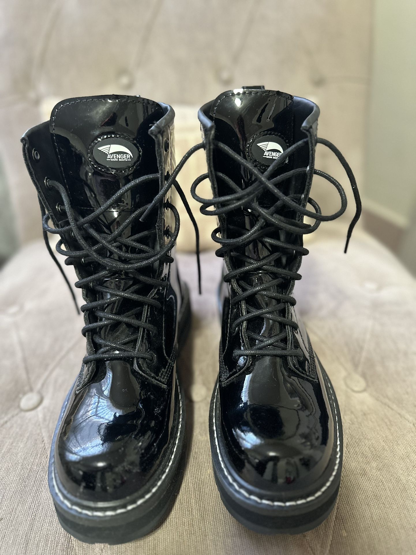 New Work Boots, Composite Safety Shoes Size 6.5