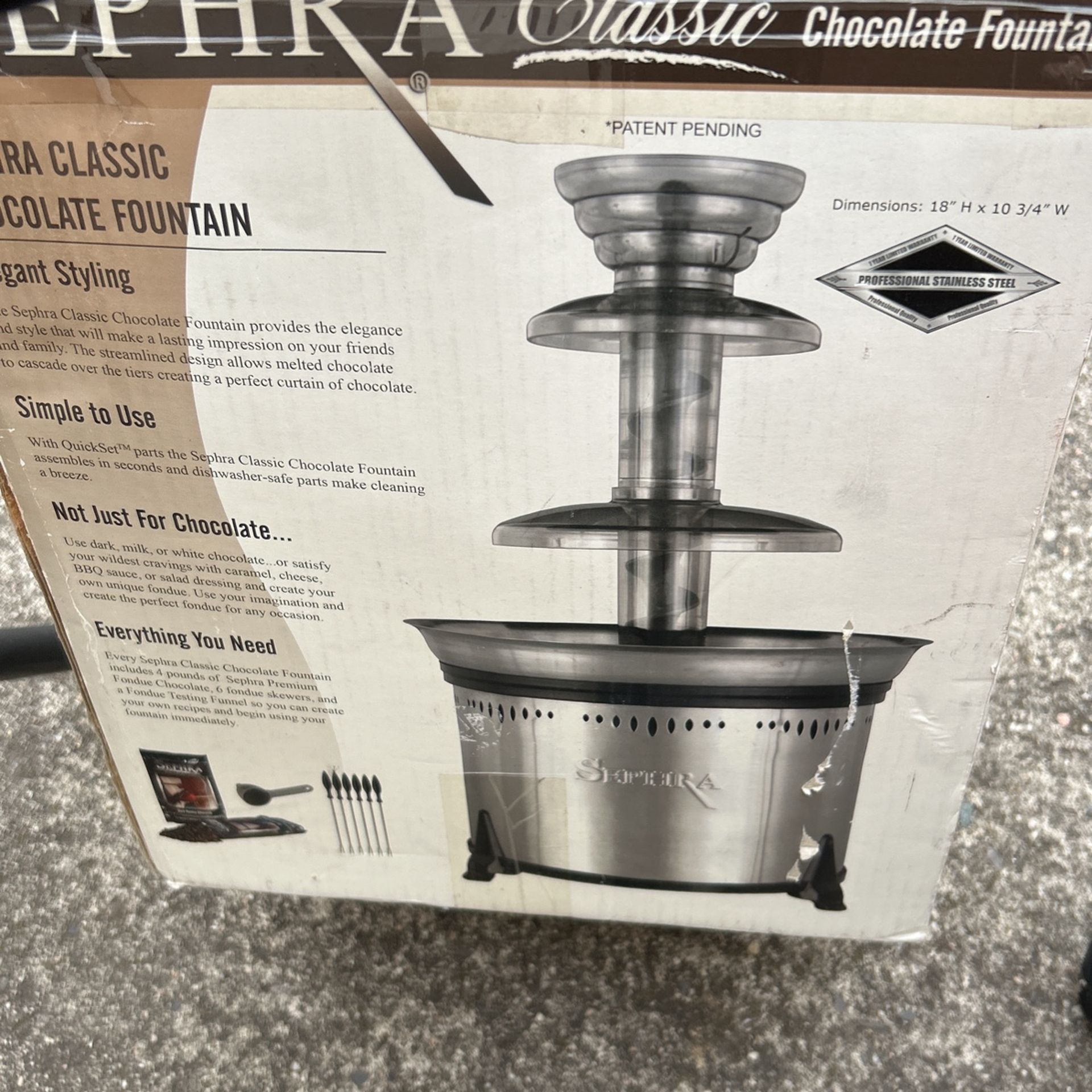 Sephra Classic Chocolate Fountain