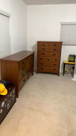 Full Suite Mission Oak Bedroom Set