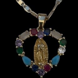 Virgen De Guadalupe Con Cadena / Virgen Mary With Chain