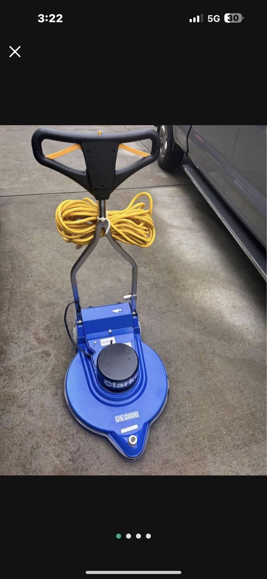 Clarke US2000 Ultra Speed Pro Floor Burnisher,like New Conditions