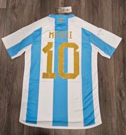 ARGENTINA MESSI WORLD CUP SOCCER JERSEY