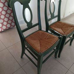 Sillass 2 De Comer Verdes Como Nuevas