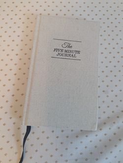 Five Minute Journal, $6, Hardcover, New