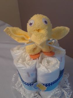 Mini diaper cakes