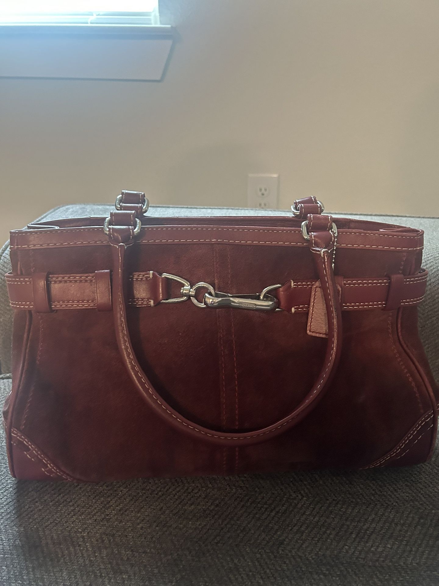 Coach Vintage Suede Tote Bag