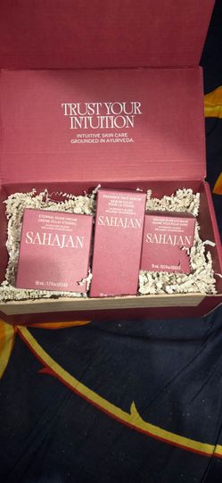 Sahajan Ayurvedic Skincare Trio Set (New in Box)