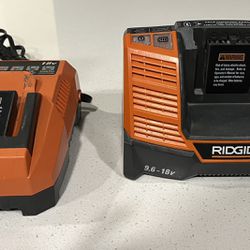 2 Rigid 18V Lithium Battery Chargers 